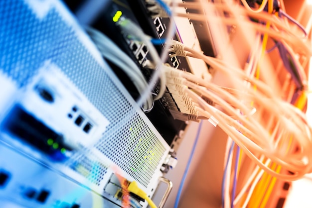 Close-up of wires