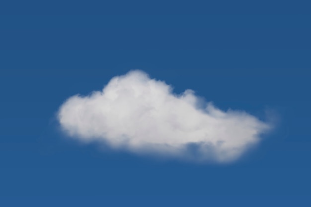 Cloud in the blue sky