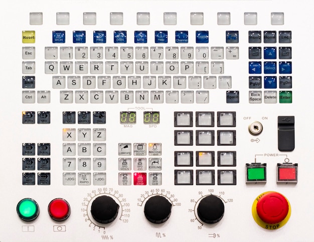cnc remote at the machine programmable milling machine programmable machine with digital control milling industry cnc technology industrial equipment