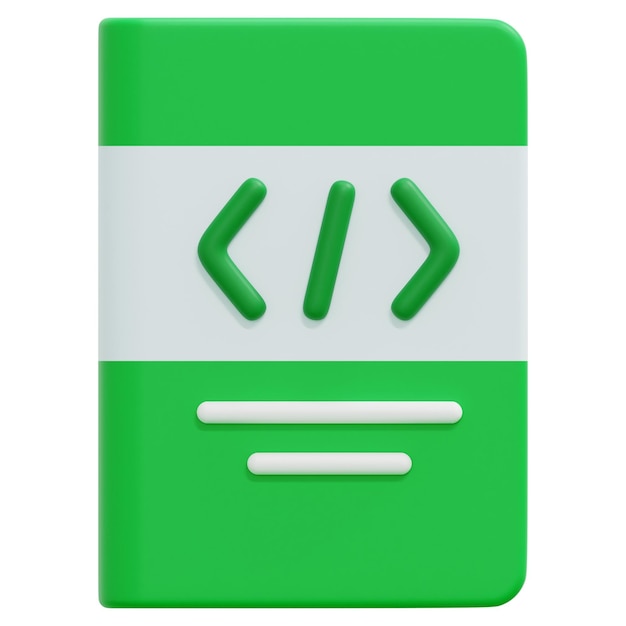 coding 3d render icon illustration