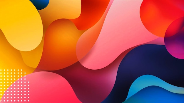 Colorful holographic abstract background AI