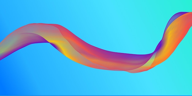 colorful line and wave background geometric banner flyer template wallpaper