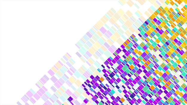 Colorful mosaic geometric rectangles abstract design