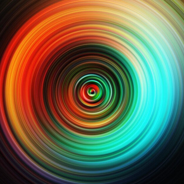 colorful radial motion effect abstract rounded background color curves and sphere multi color gradient rings and circles wallpaper colored texture backdrop and banner