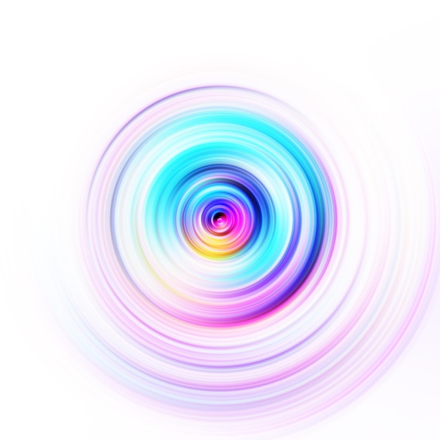 Colorful radial motion effect Abstract rounded background
