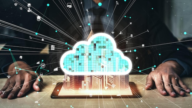 conceptual cloud computing and data storage technology for future innovation