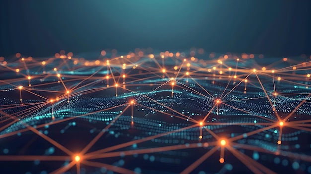 Connecting Data Points A Stylized Representation of Digital Progress