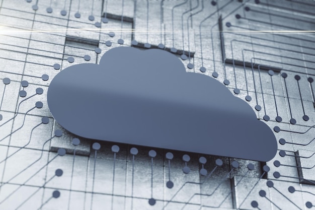 Creative gray cloud