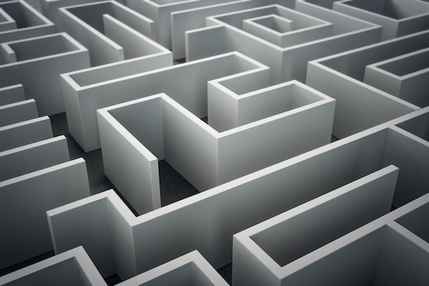 Creative labyrinth backdrop