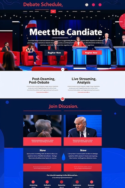 Creative Layout Web With Split Screen Effect Innovative Webs Inspired Political Web Layout Idea
