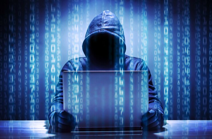 Fotoğraf criminal or bandit holding a knife.
