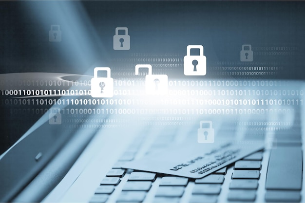 Cyber security concept