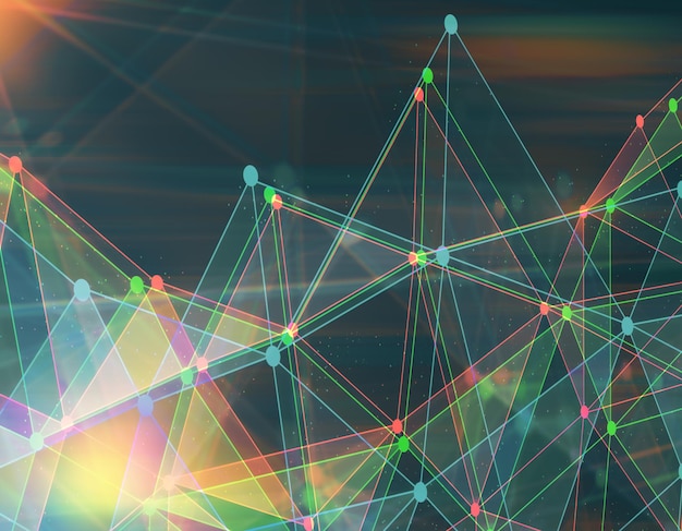 Dark polygonal texture