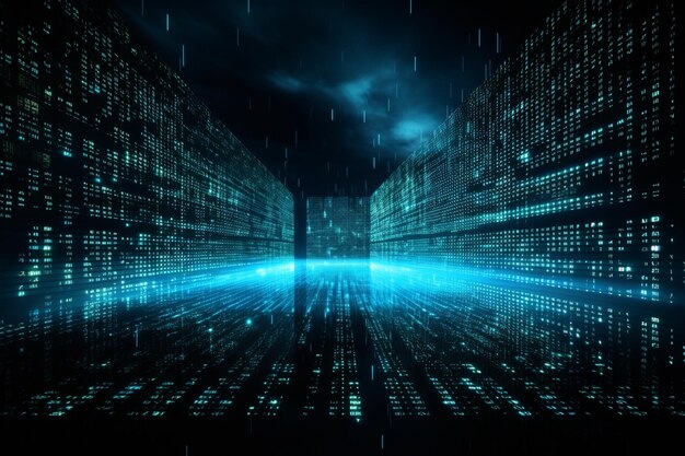 Data encryption depicted through intricate patterns