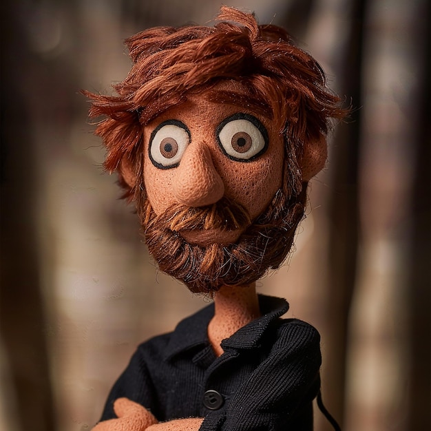 dayanj97 as a Jim Henson Muppet with Brown Hair