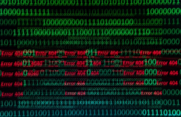 digital composite image of binary codes