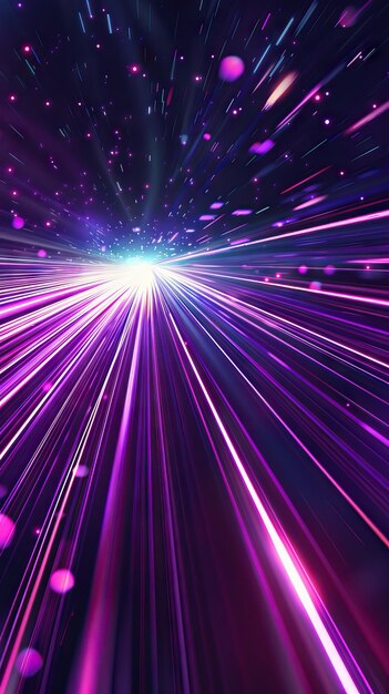 Digital energy transfer light background AI generated illustration