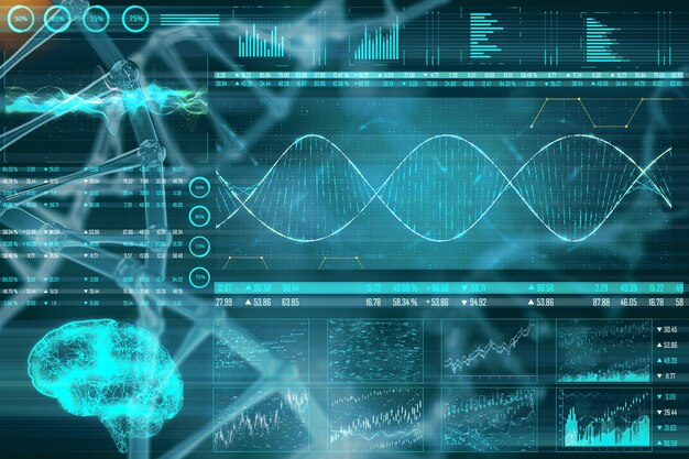 Digital medical interface with dna chain