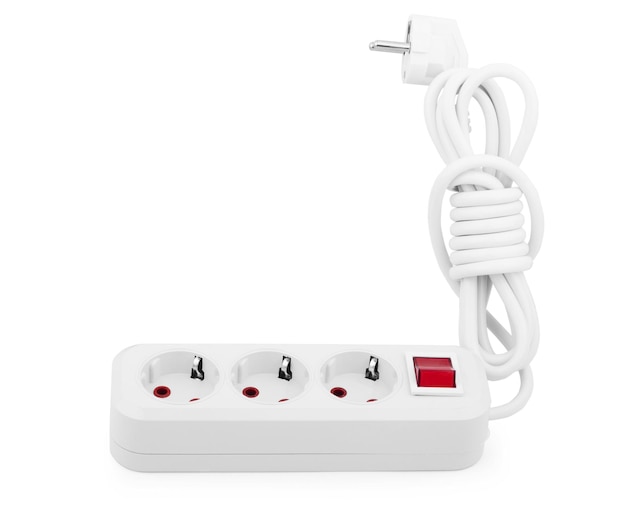 Electric splitter isolated on a white background