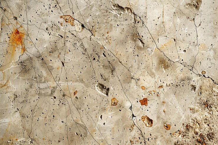 Featuring a beige concrete texture background with copy space top view beige marble surface for pr