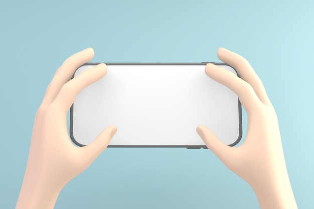 Finans renkli minimalist, mockup iş stili soyut çizgi film 3d render