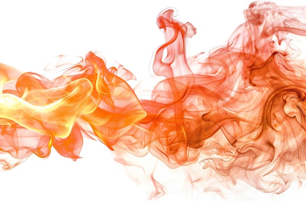 Fire design element isolated on white background