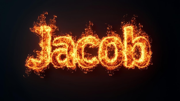 Fire personalized name postcard perfect for decor