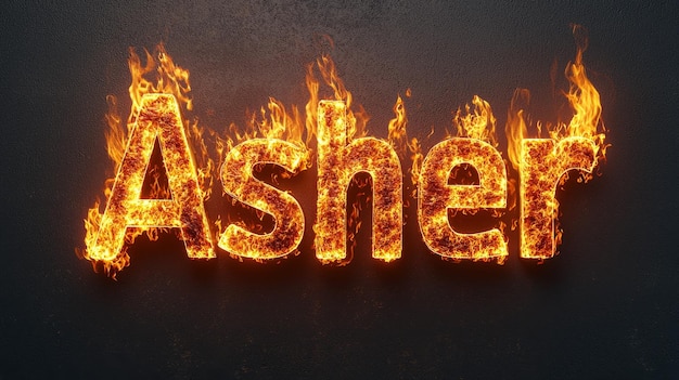 Fire personalized name postcard perfect for decor