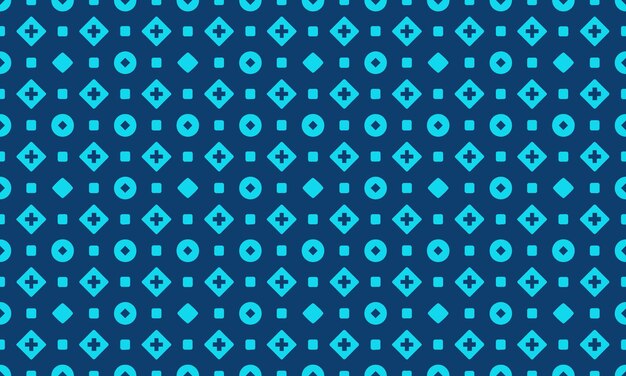 Flat Icon Design Seamless Pattern GridBased Wallpaper Background