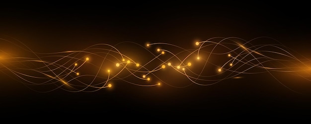 Futuristic digital background with glowing neural connectors analyze big data Artificial intelligence and Neural network concept