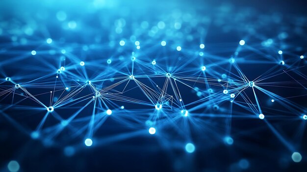 Futuristic Technology Abstract Digital Interfaces Data Networks and AI Conceptual Art