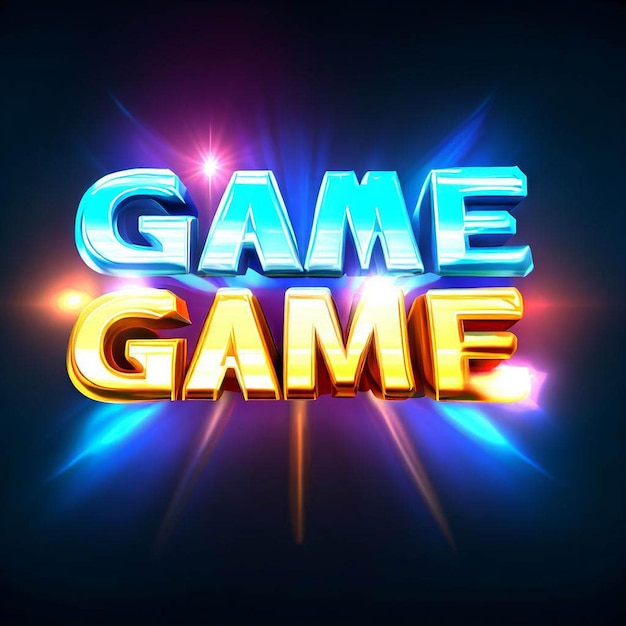 Game 3d text effect