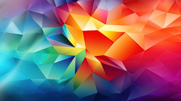 geometric background with colorful shapes