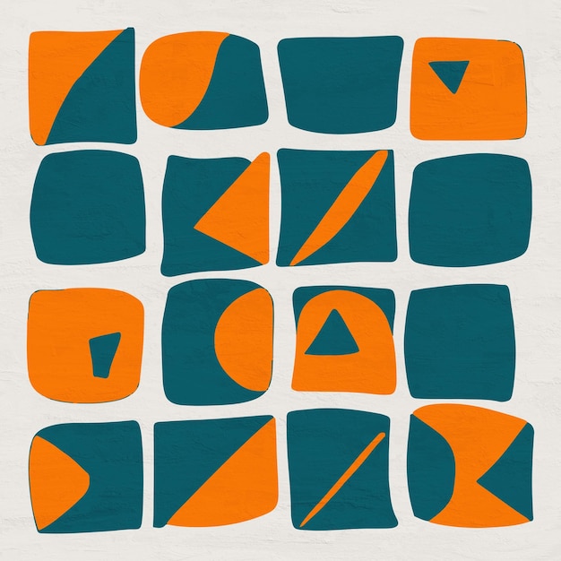Geometric Retro Print