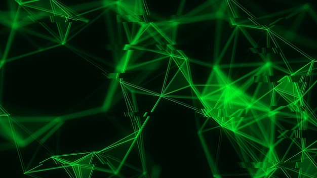 global network connections abstract neural networks cyberspace futuristic grid artificial intelligence technology cyber dynamic 3d rendering