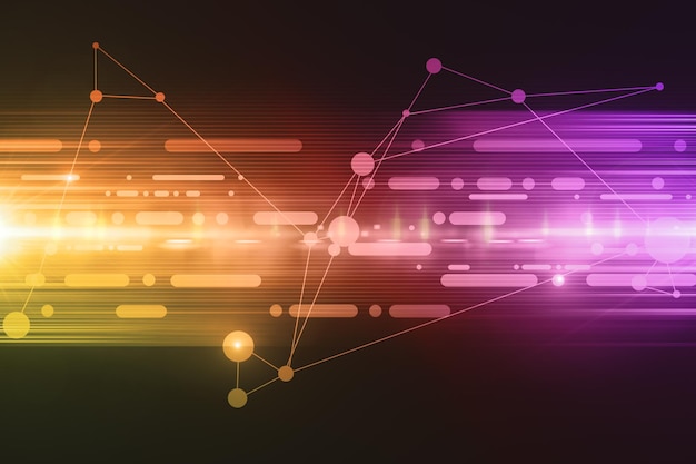 Glowing digital horizontal lines backdrop