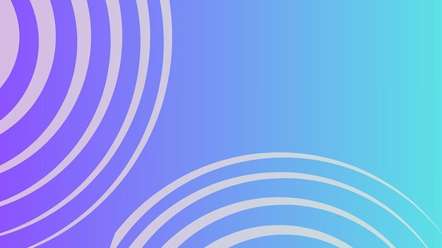 Gradient Abstract light color background design with corner circular lines