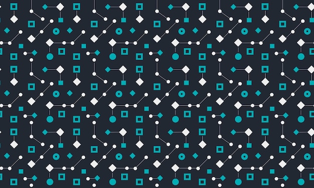 GridBased Design Seamless Pattern Wallpaper Background