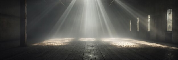 Grunge Display Background with Mist 3D Render