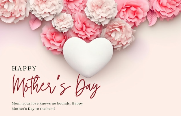 happy mothers day event poster background generative ai