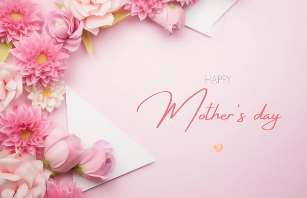 happy mothers day social media post background generative ai
