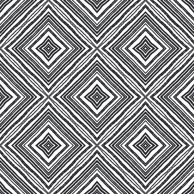 ikat repeating swimwear design black