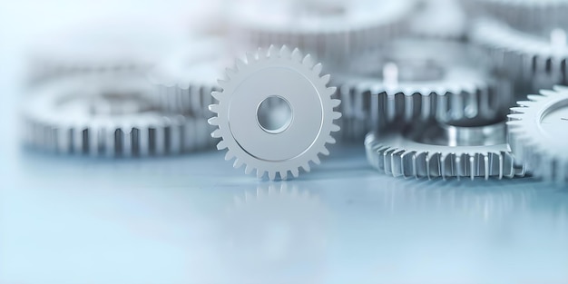 illustration of automated document workflow process with synchronized gears in motion concept automation document workflow gears in motion process visualization synchronized integration