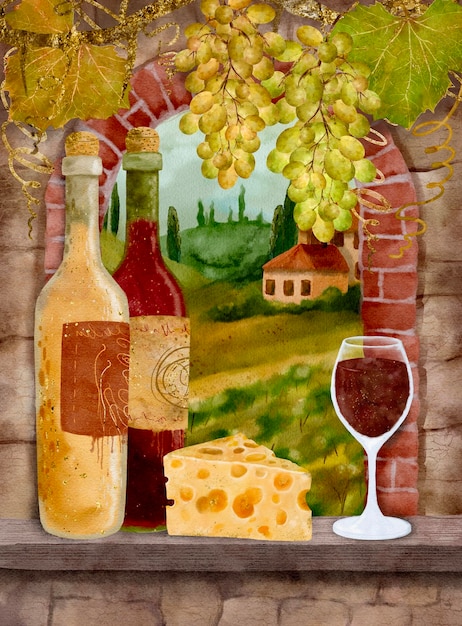 Indulge in the delightful experience of Wine and Cheese Pairing set in a Rustic Atmosphere