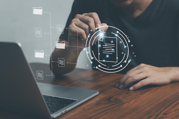 Information on the dms document management system's folder storage and search software cloud platforms conceptual datum digital business technology security and corporate database