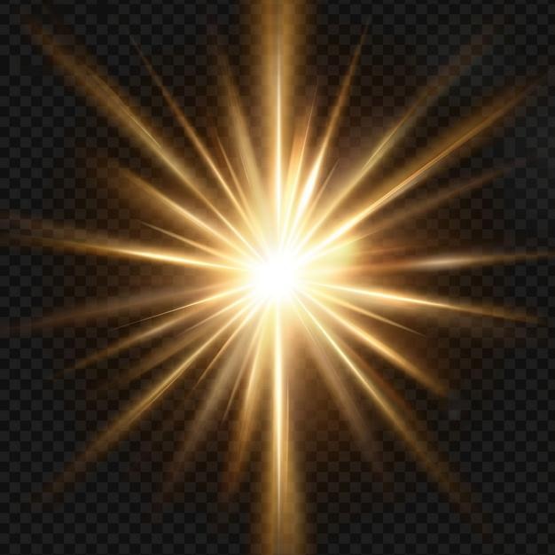 light flare effect background