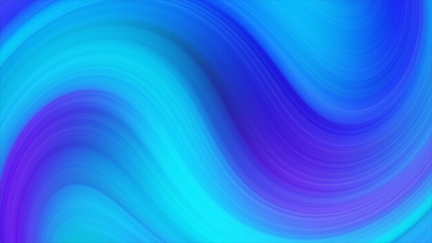 liquid blue gradient color elements. dynamic abstract background. 3d rendering animation