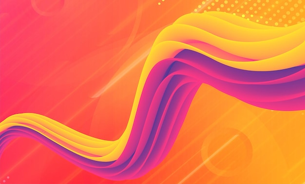 Liquid Color Abstract Background fluid template illustration