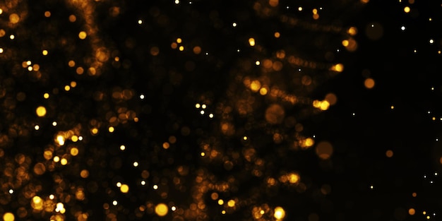 Luxury gold particles background, gold shining wave magic bright motion background