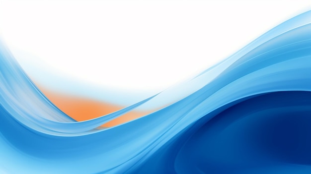 Mavi dalgalı arka planın fotoğrafıblue waves background for design AI Gnerated